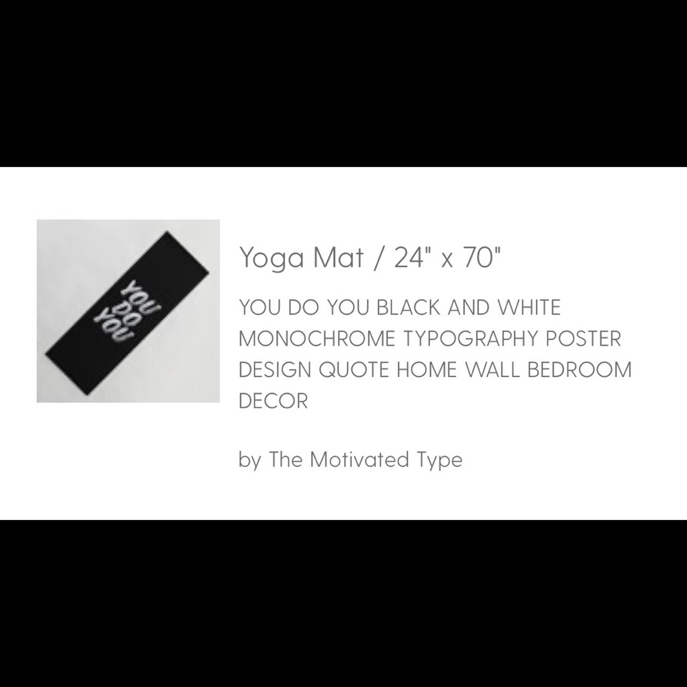 Brand new society 6 yoga mat